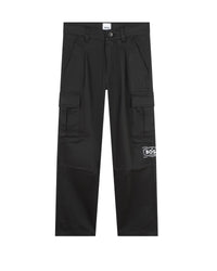 Cotton pocket trousers - Black