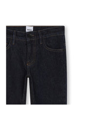Adjustable 5-pocket denim trousers - Rinse Wash