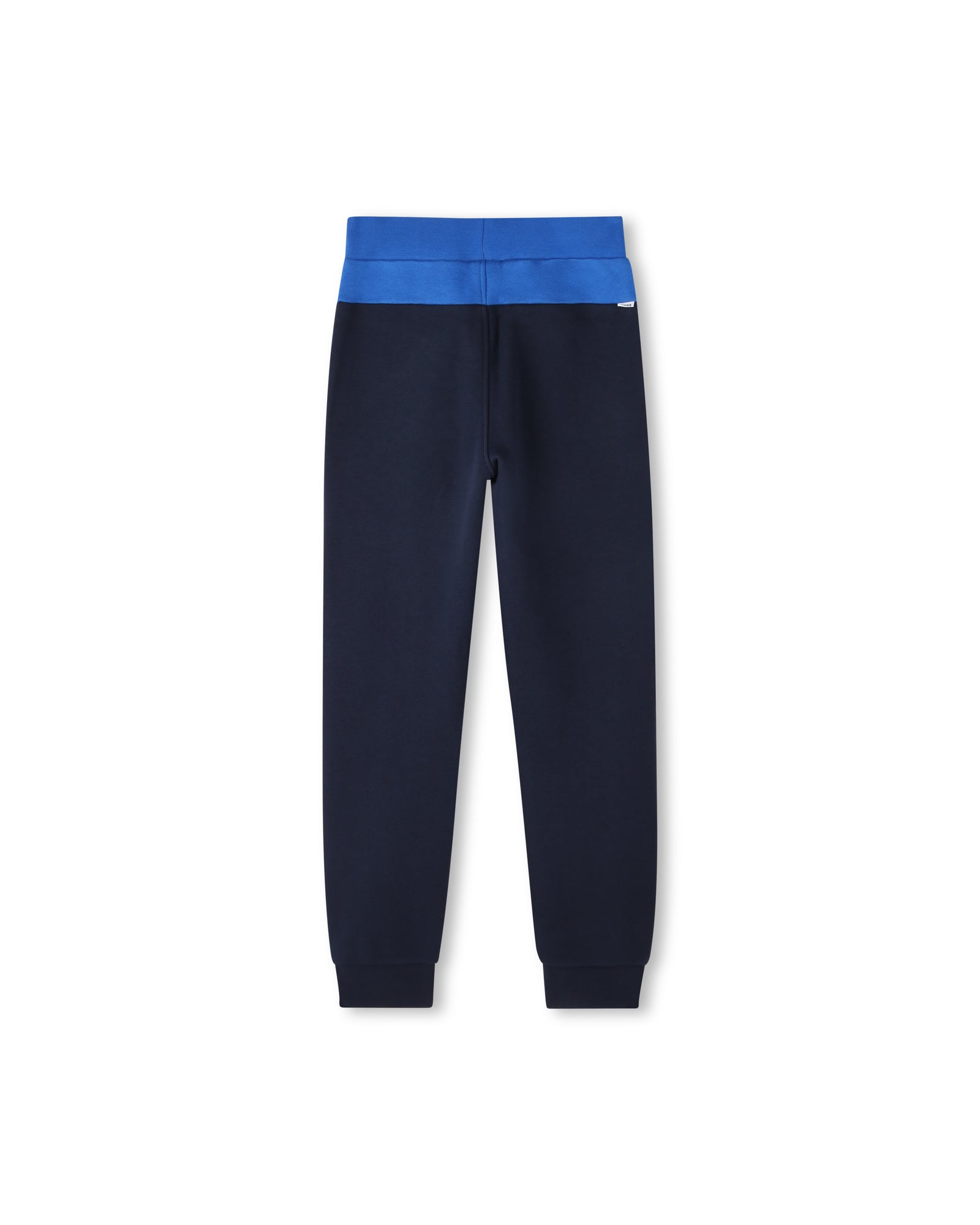 Pantalon de survêtement à découpes en coton - Bleu Cargo