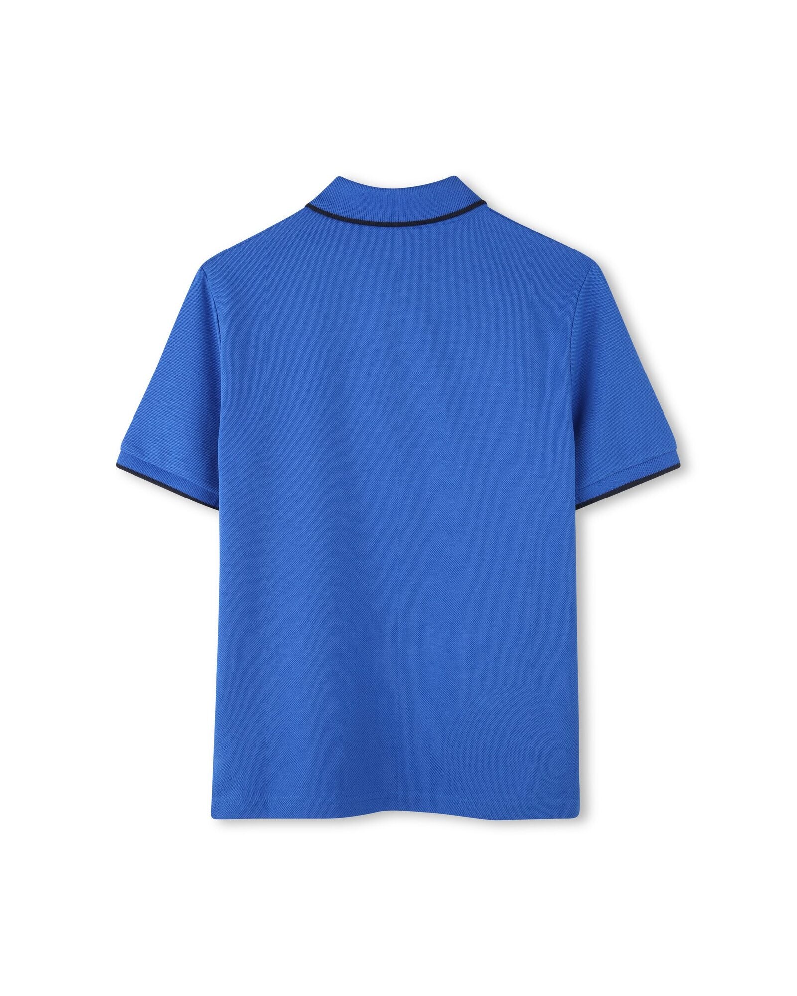 Polo à manches courtes à logo en coton - Brightcobalt
