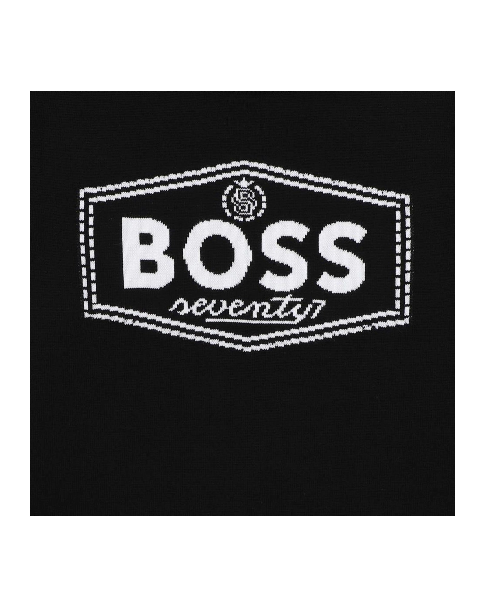 Pull illustration logo en coton - Black