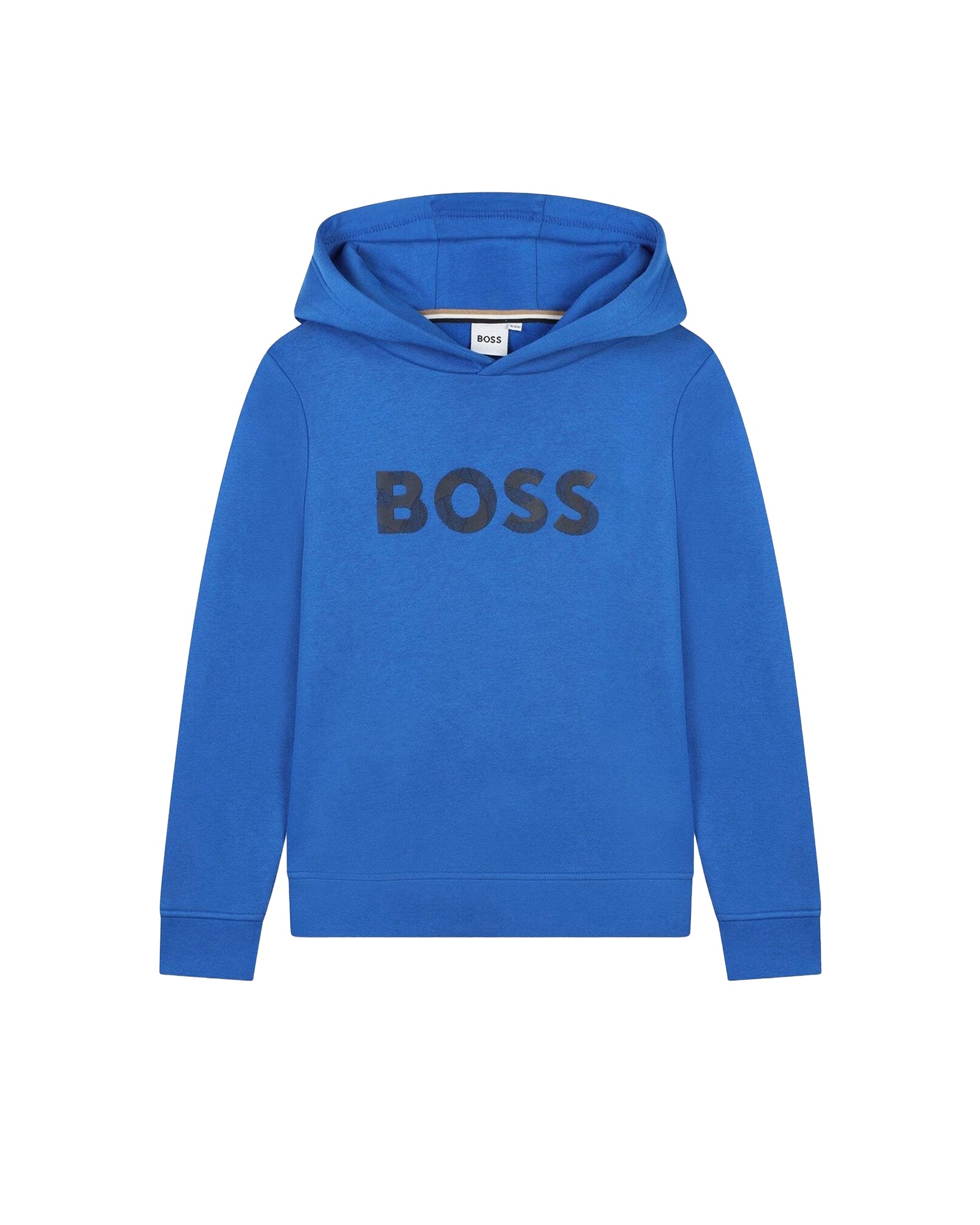 Sweatshirt à manches longues à capuche en coton - Brightcobalt