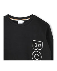 Logo fleece sweatshirt - Black