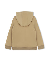 Gilet à capuche à zip - Cookie