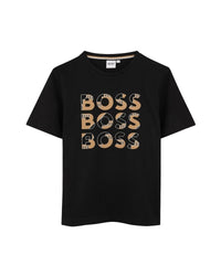 T-shirt à manches courtes en coton - Black