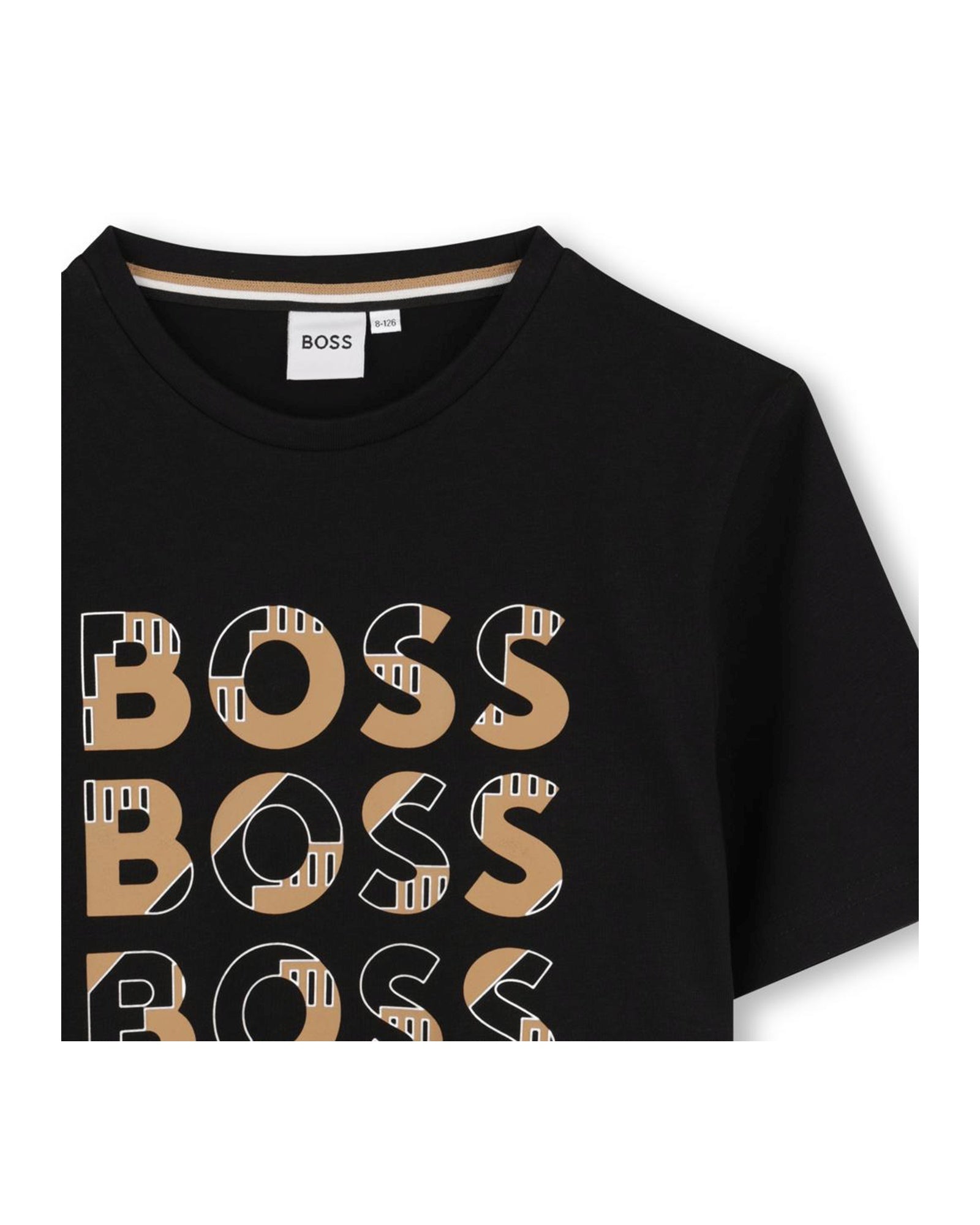 T-shirt à manches courtes en coton - Black