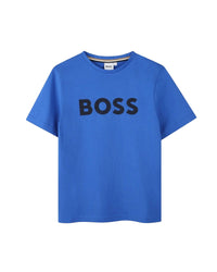 Short-sleeved cotton T-shirt - Brightcobalt