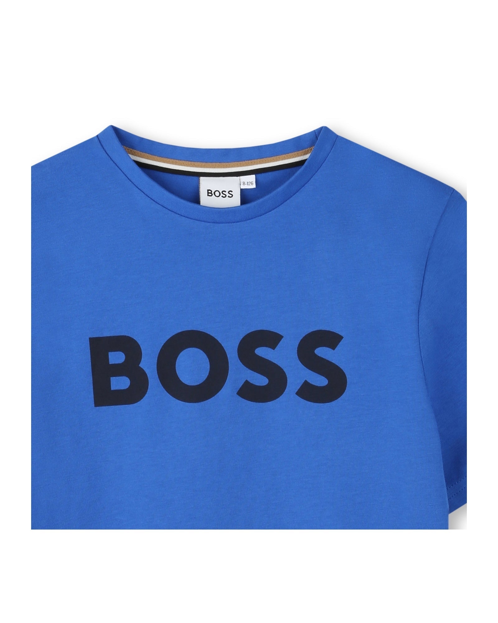 Short-sleeved cotton T-shirt - Brightcobalt