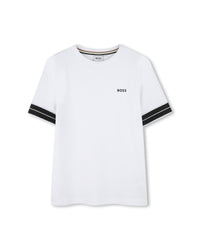 T-shirt à manches courtes en coton - Blanc