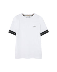 Short-sleeved cotton T-shirt – White