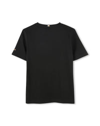 T-shirt à manches courtes à illustrations en coton - Black