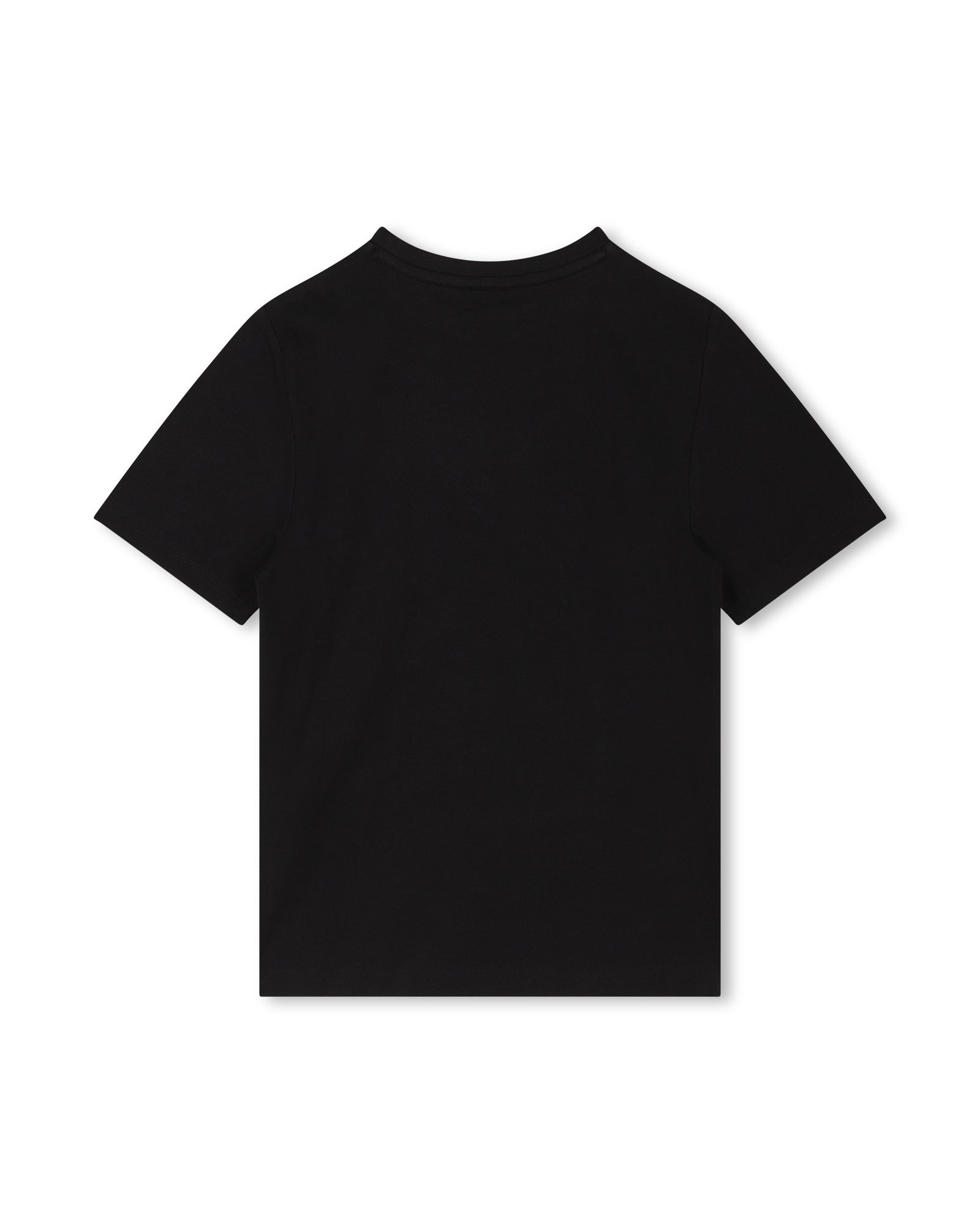 Cotton t-shirt with fancy illustrations - Black