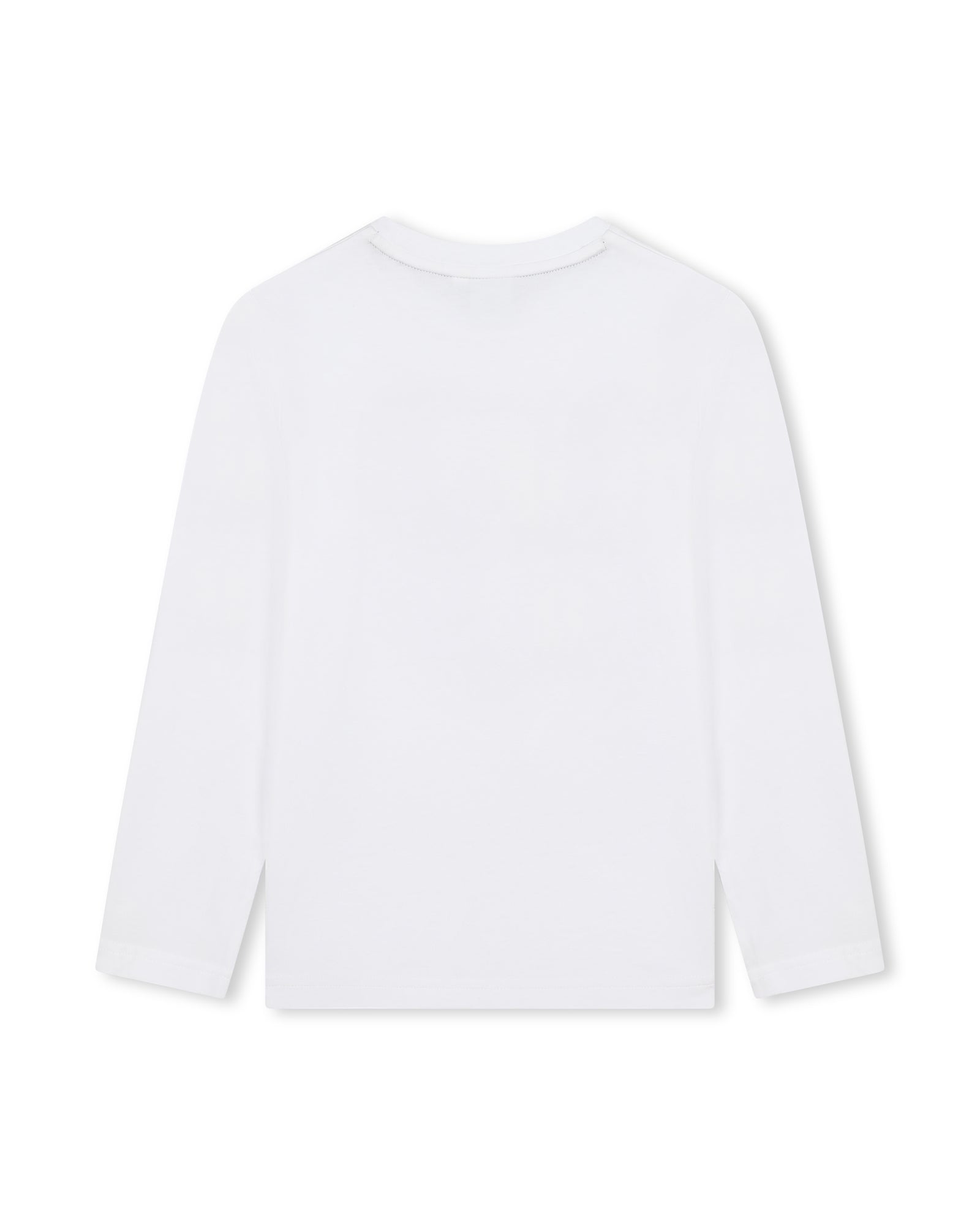 T-shirt à manches longues à illustrations en coton - Blanc