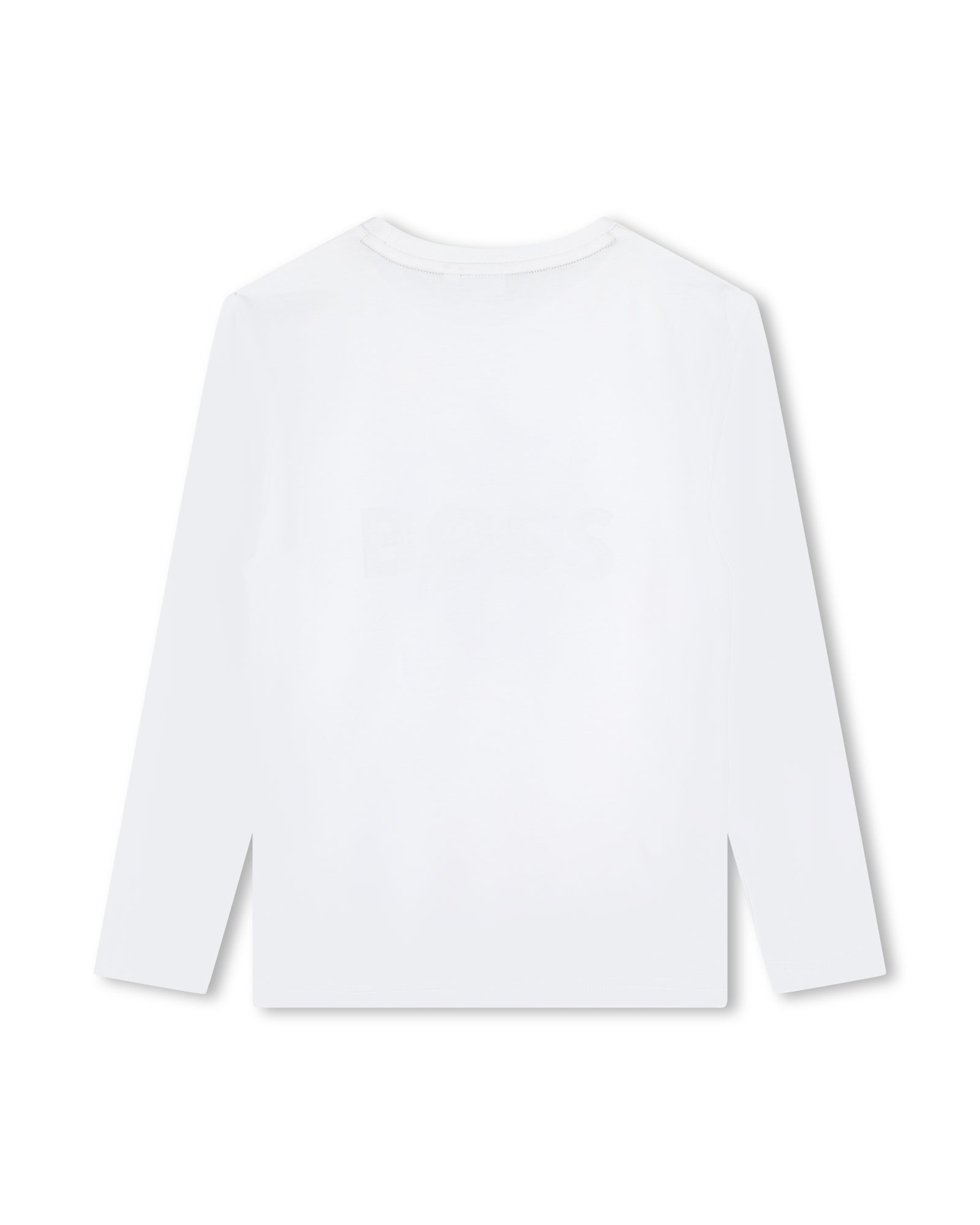 Long-sleeved cotton fantasy print T-shirt - White