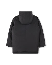 Parka à capuche maxi poches - Black