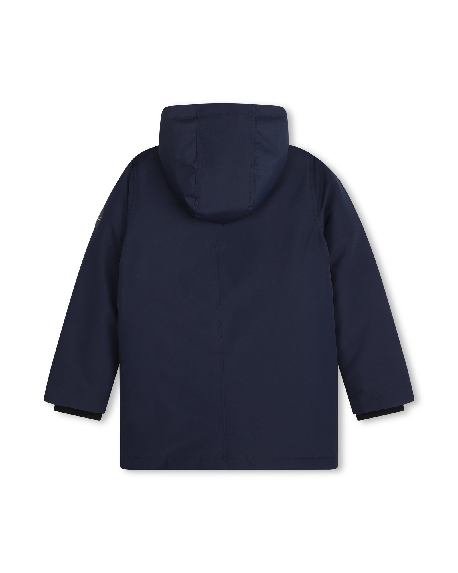 Parka à capuche maxi poches - Bleu Cargo
