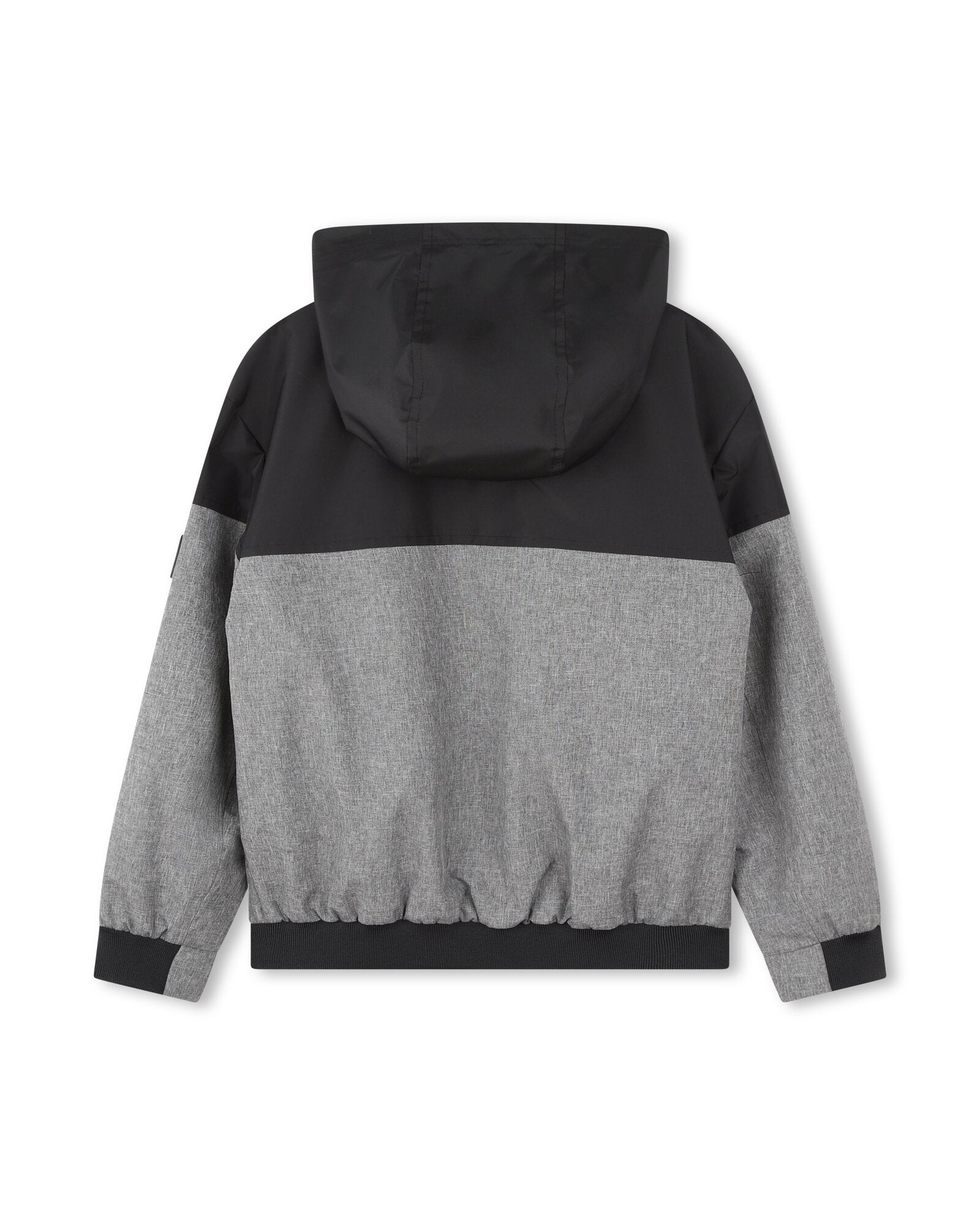 Windproof hooded jacket - Black