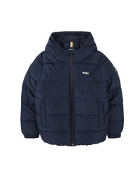 Doudoune à capuche - Bleu Cargo