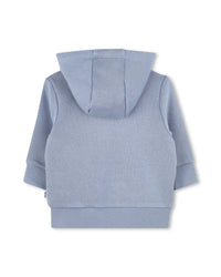 Cardigan à capuche à découpes en coton - Brume
