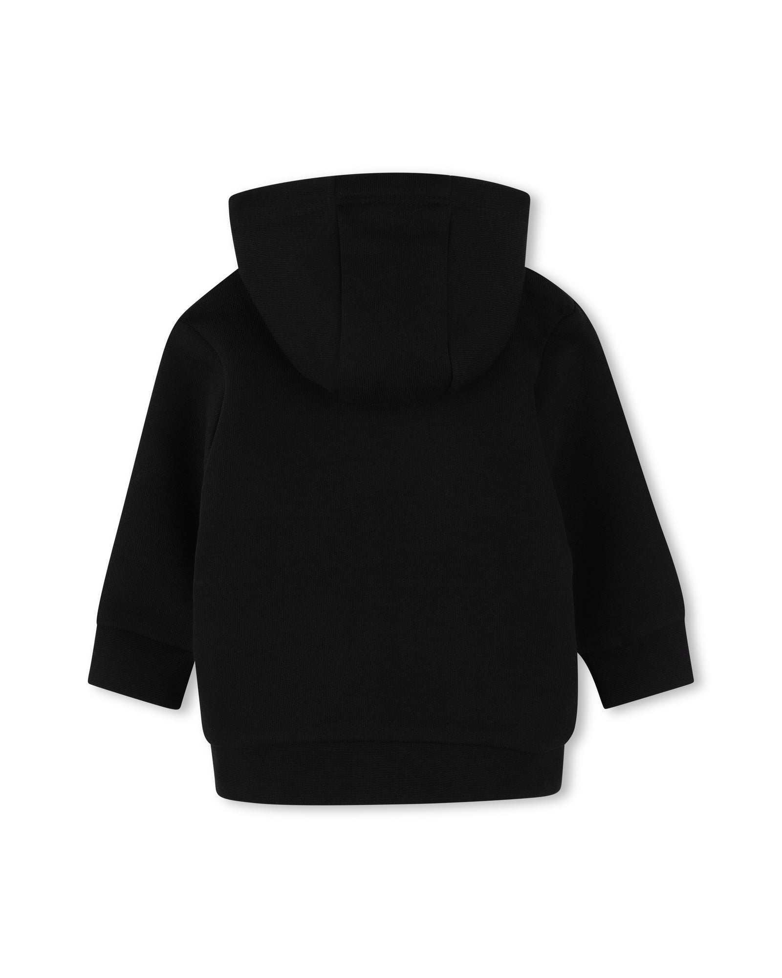 Cardigan à capuche à découpes en coton - Black