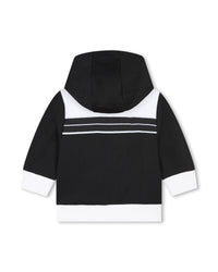Ensemble de survêtement cardigan et pantalon en coton - Black