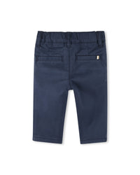 Pantalon ajustable en coton - Bleu Cargo