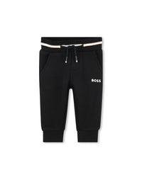 Pantalon de survêtement Iconic en coton - Black