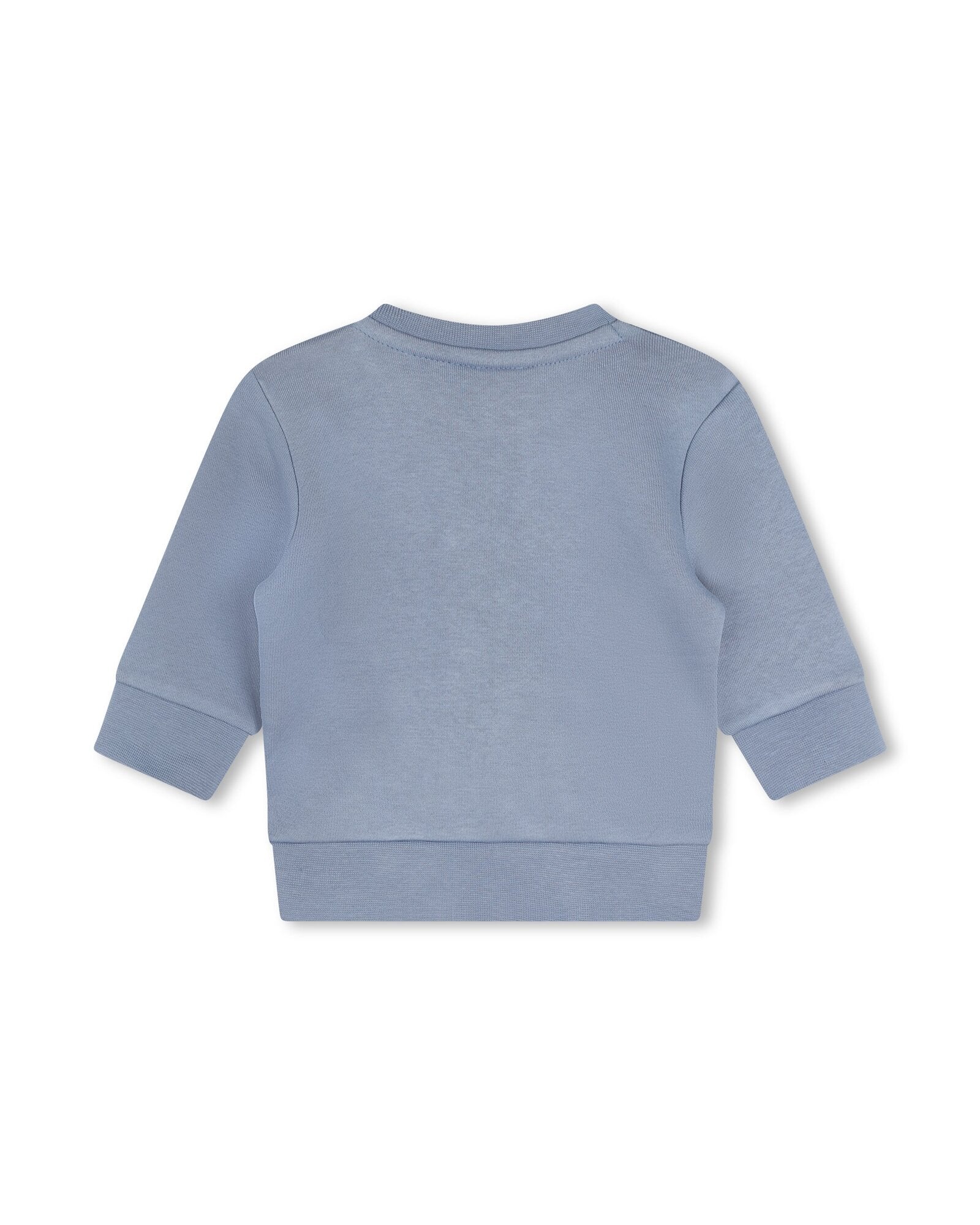 Sweatshirt col rond à illustrations en coton - Brume