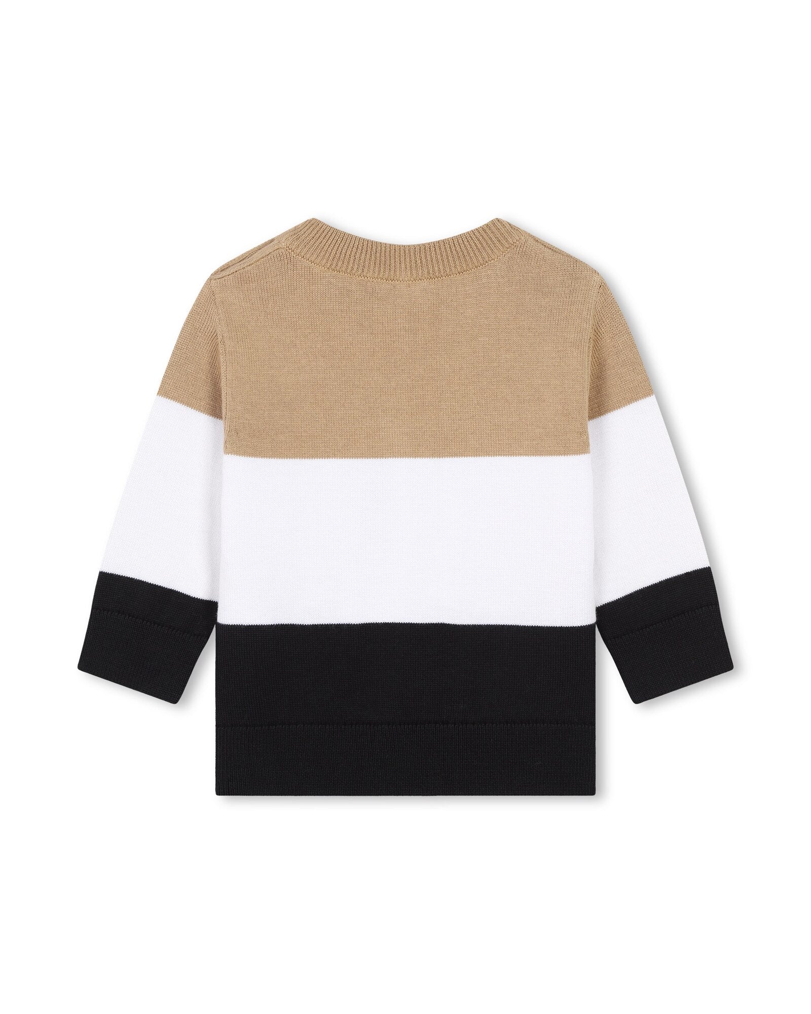 Cotton logo round-neck jumper - Cookie