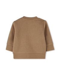 Sweatshirt col rond à logo en coton - Cookie