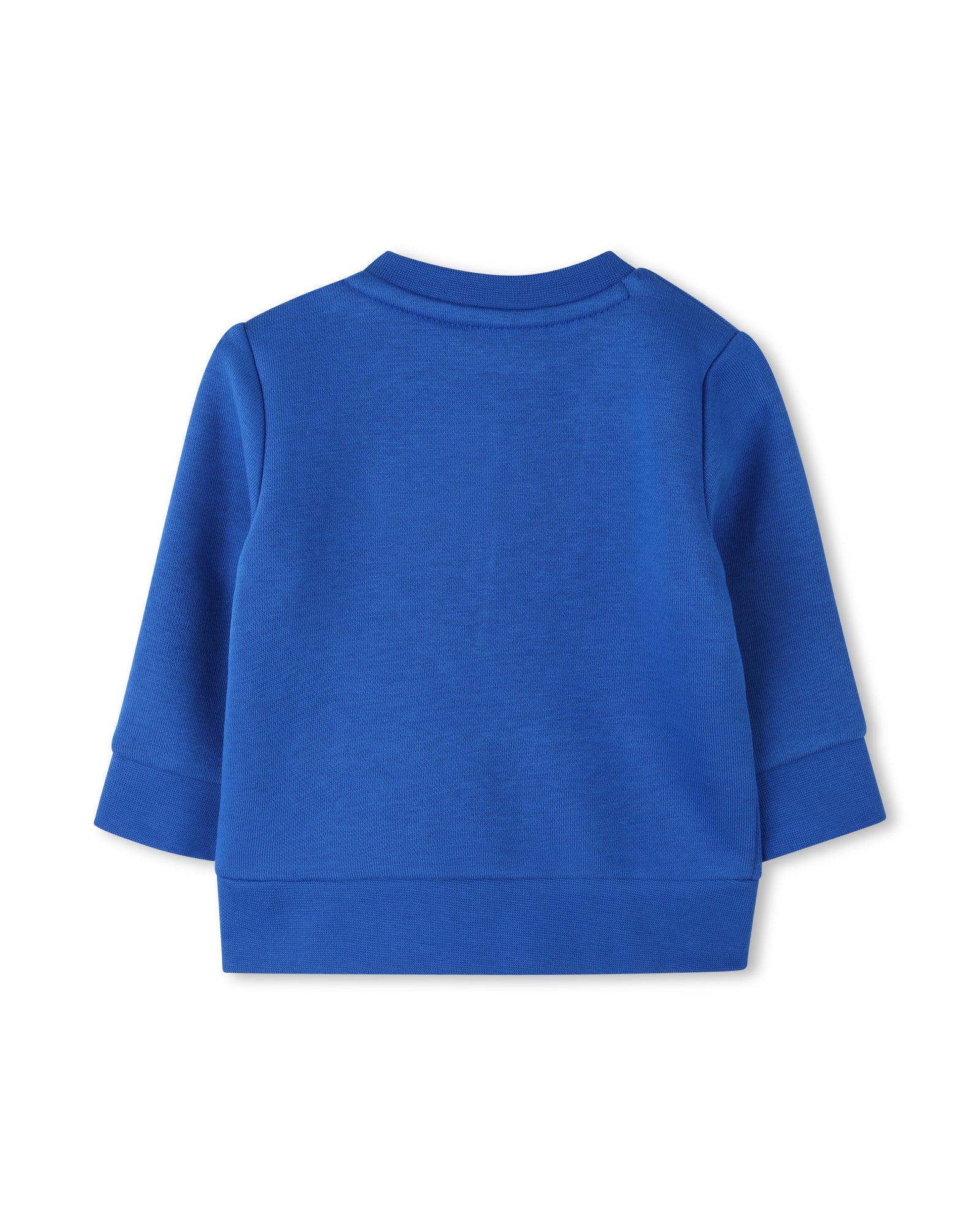Sweat col rond à logo en coton - Bright Cobalte