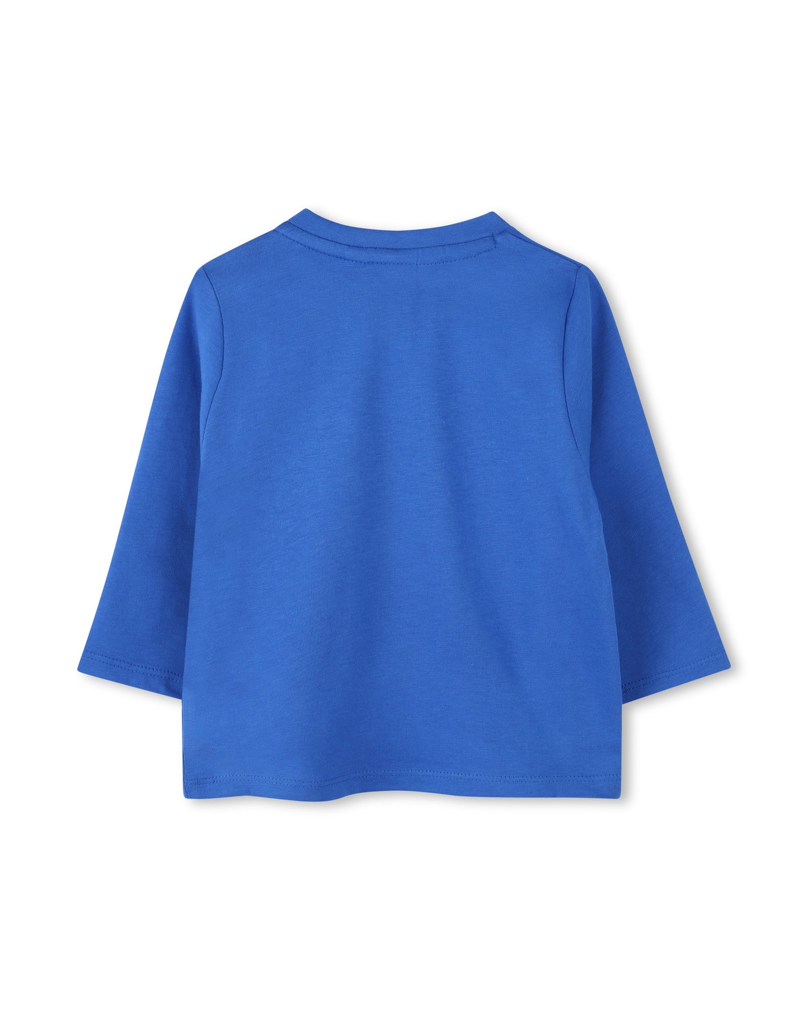 T-shirt à manches longues à pressions en coton - Brightcobalt