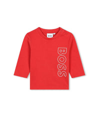 T-shirt à manches longues à pressions en coton - Piment