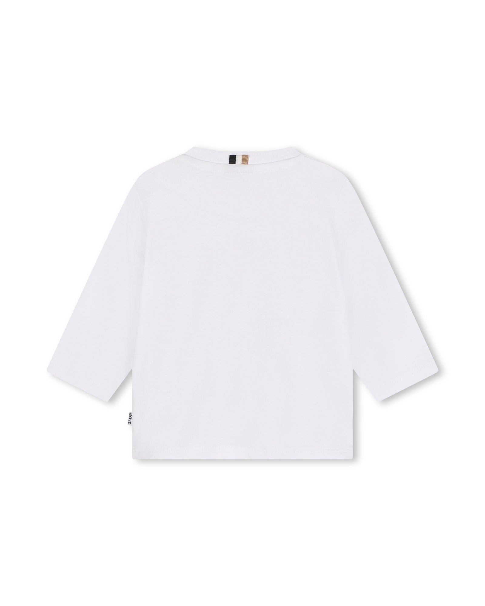 T-shirt à manches longues à illustrations en coton - Blanc