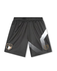 Short à taille élastiquée - Black