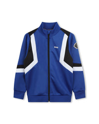 Interlock jogging cardigan - Wave Blue