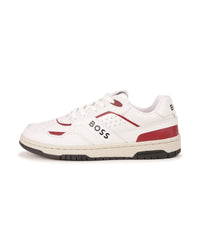 Sneakers à lacets en cuir - Blanc