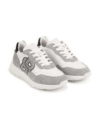 Baskets à lacets en cuir - Blanc