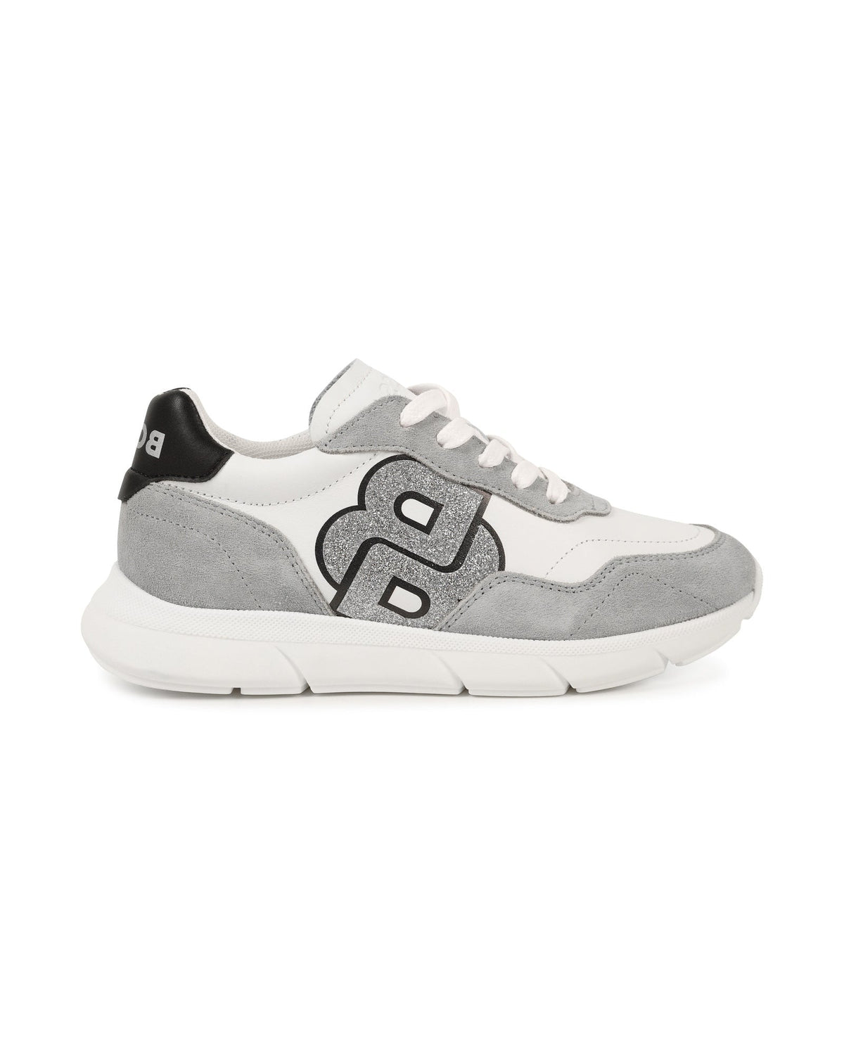 Baskets à lacets en cuir - Blanc