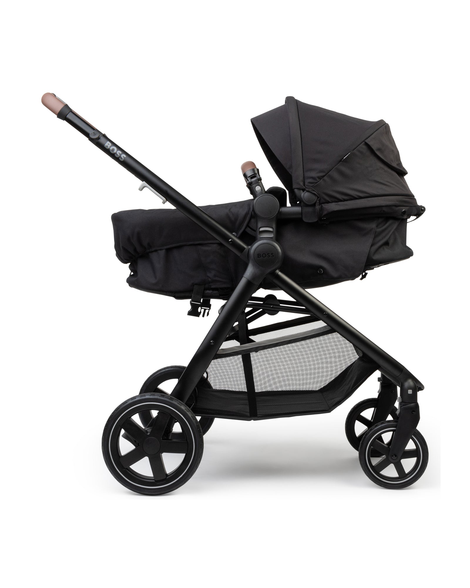 2 in 1 Compact Pushchair - Black