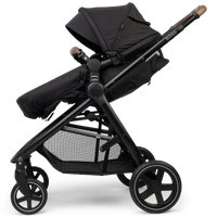 2 in 1 Compact Pushchair - Black