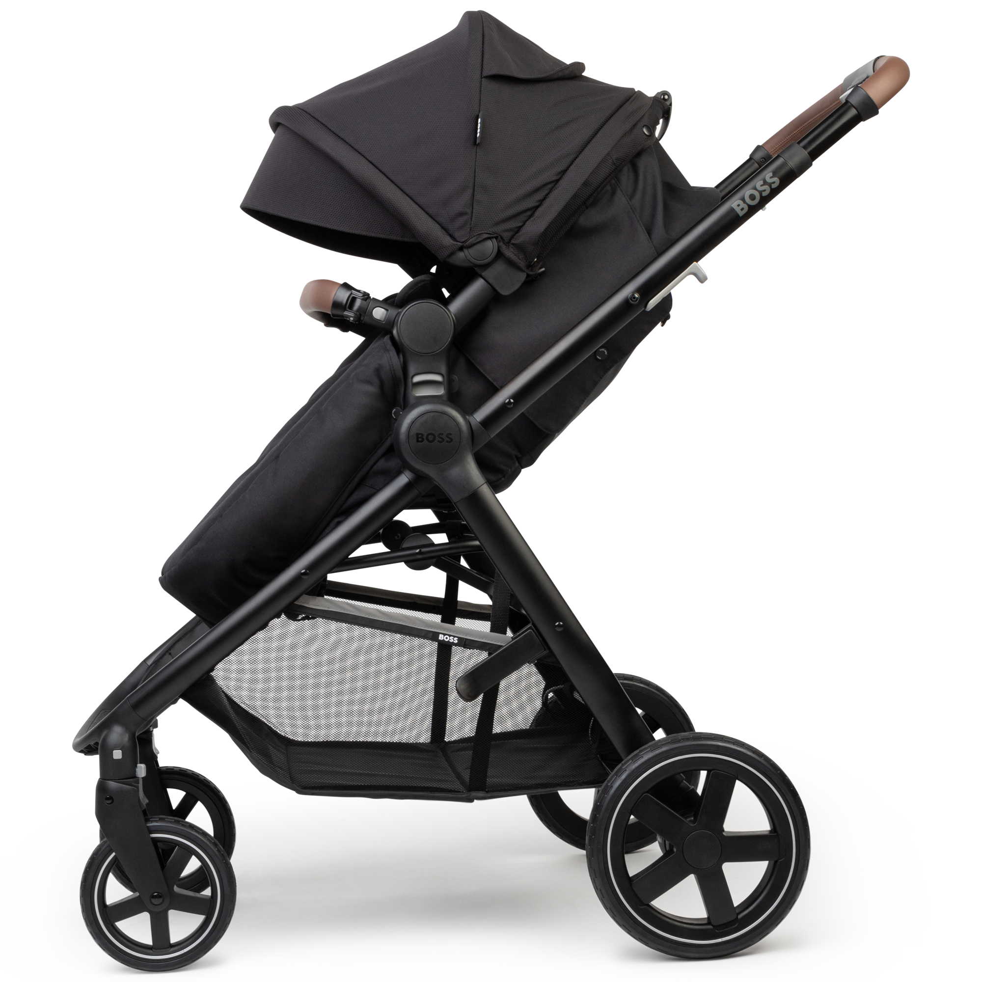 2 in 1 Compact Pushchair - Black