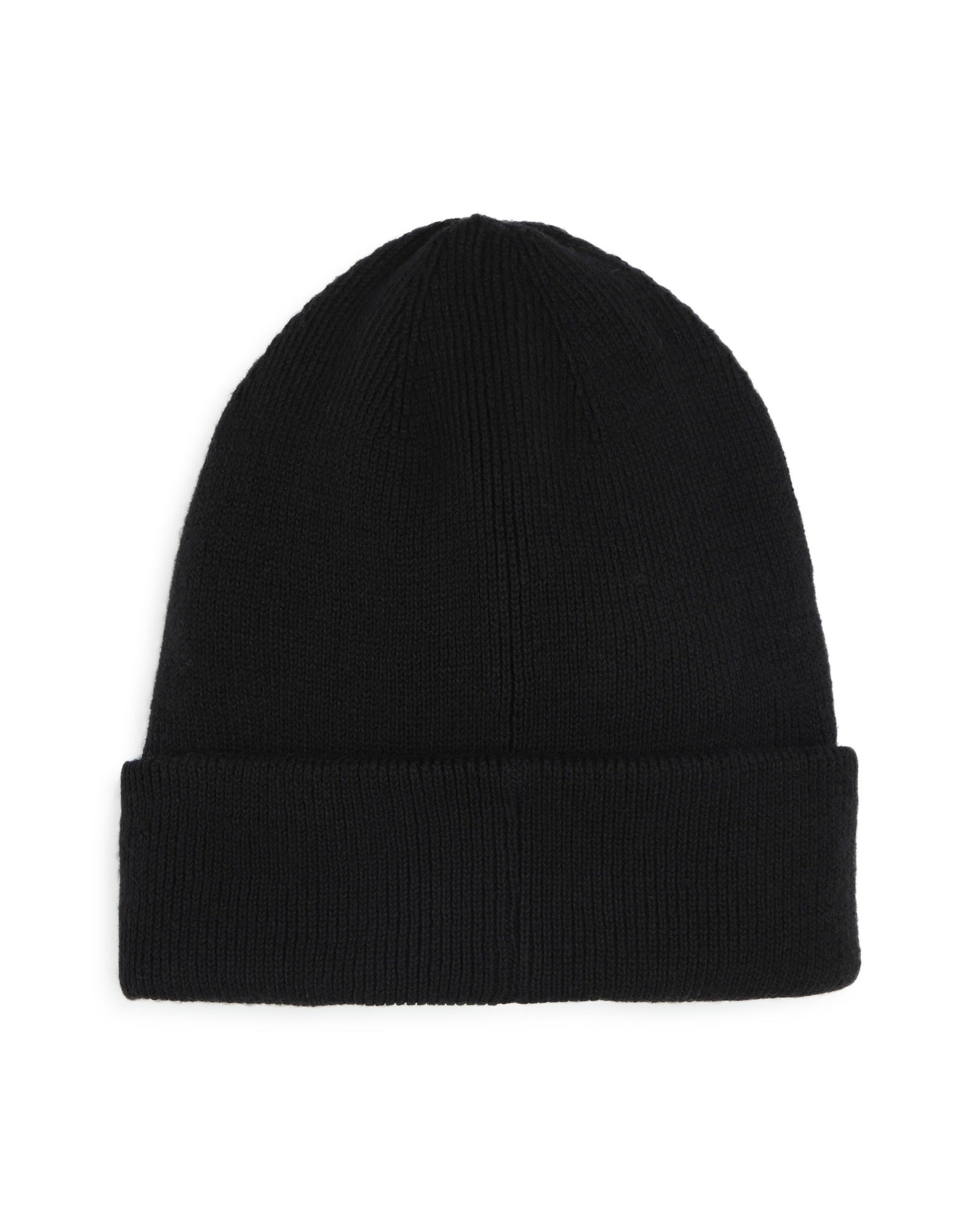 Bonnet à revers en coton - Black