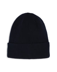 Bonnet à revers en coton - Bleu Cargo