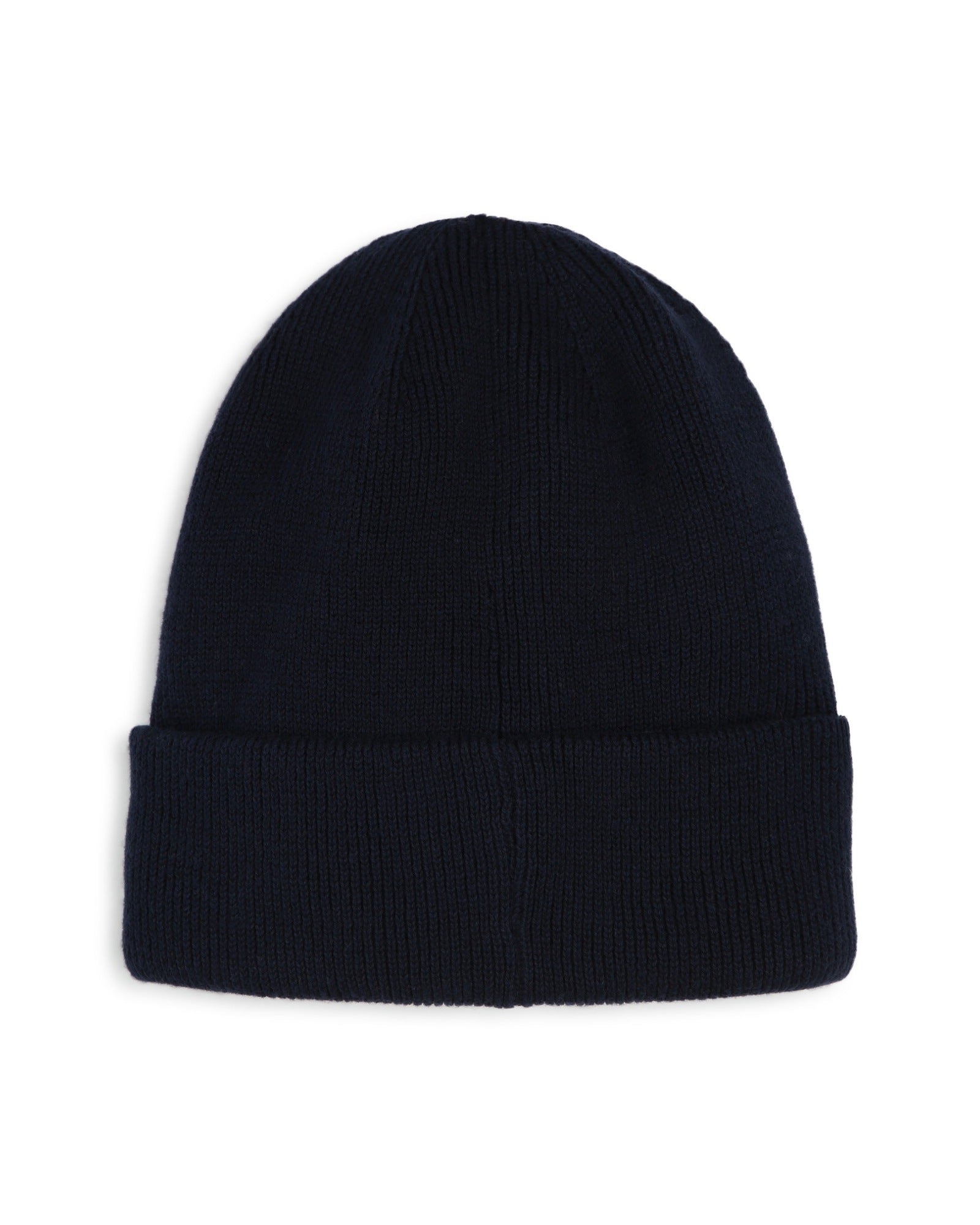 Bonnet à revers en coton - Bleu Cargo