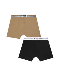 Set of 2 cotton boxer shorts - Cargo Blue