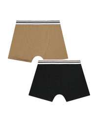 Set of 2 cotton boxer shorts - Cargo Blue