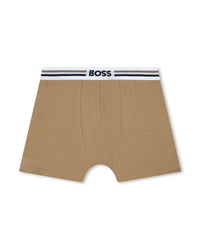 Set of 2 cotton boxer shorts - Cargo Blue