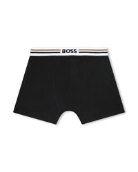 Set of 2 cotton boxer shorts - Cargo Blue