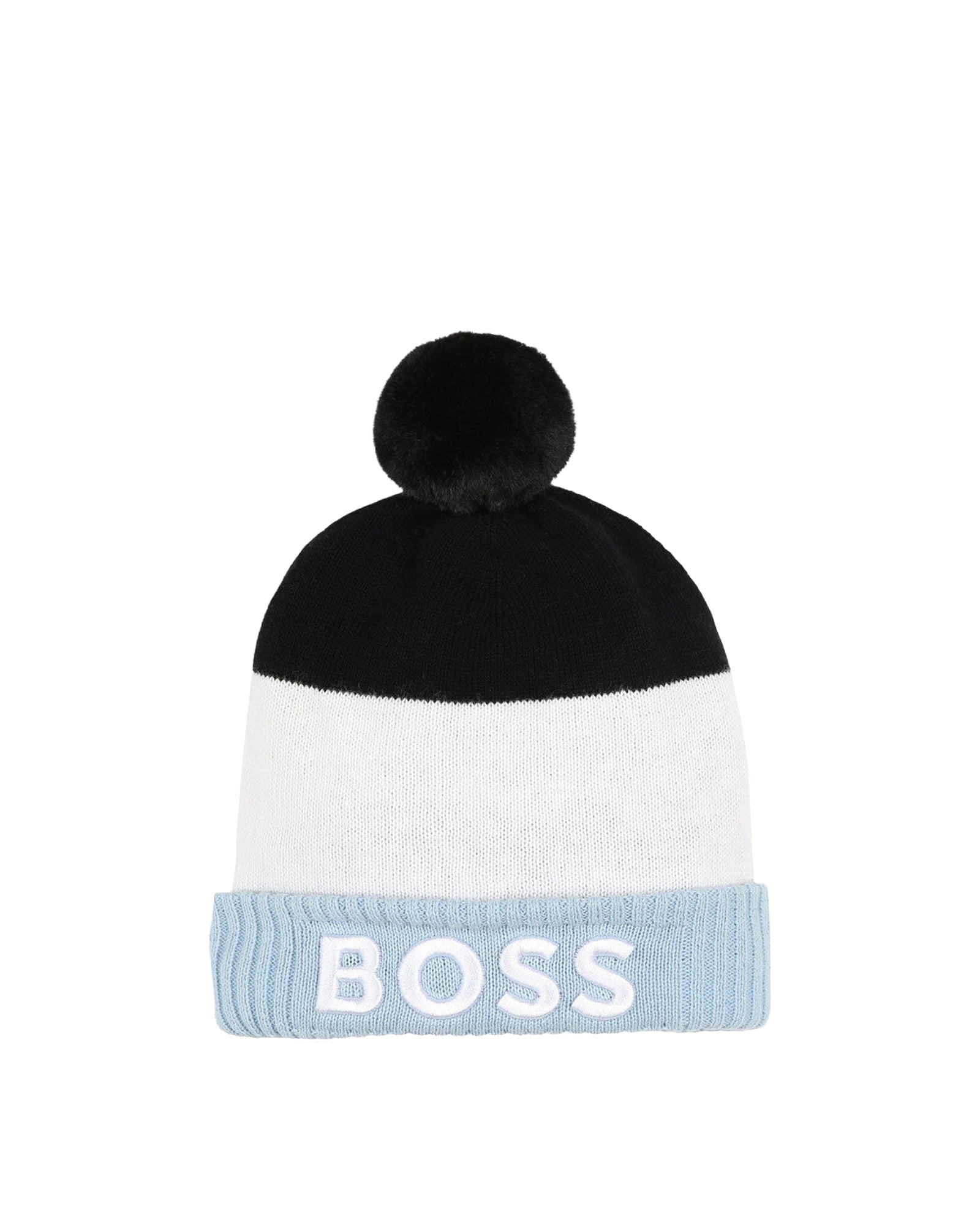 Bonnet à pompons en coton - Brume